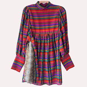 Imitation of Christ Studio Stripe Babydoll Dress Small/Medium